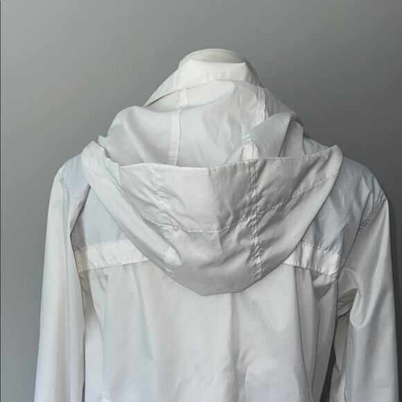 Columbia White Lightweight Full Zip Switchback Waterproof Rain Jacket Juniors XL - Picture 8 of 9